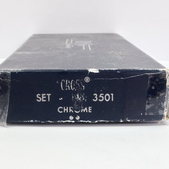 Cross Century Chrome Ballpoint Pen & Pencil Set / Made in USA / Original Box - Picture 13 of 16